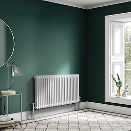 Keswick 600 x 1190mm Horizontal Radiator White 2 Column
