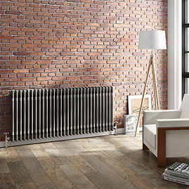 Keswick 600 x 1370mm Raw Metal (Lacquered) 3 Column Radiator