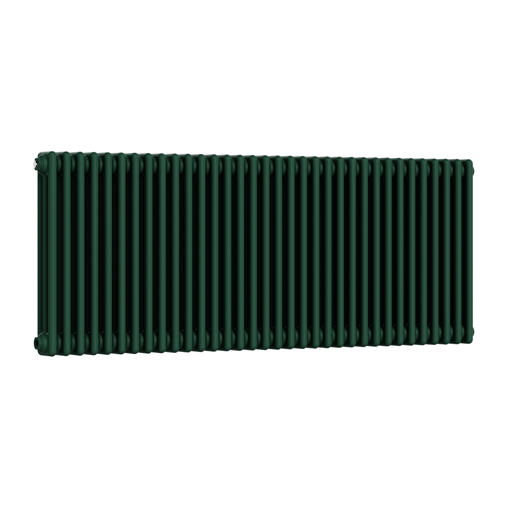 Green Radiator Net Keswick 600 x 1550mm Cast Iron Style Traditional 3 Column Regal Green ...