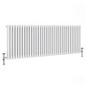 Keswick 600 x 1550mm Cast Iron Style Traditional 3 Column White Radiator