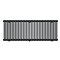 Keswick 600 x 1550mm Horizontal Radiator Anthracite 2 Column