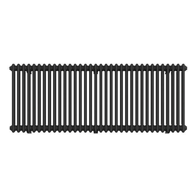 Keswick 600 x 1550mm Horizontal Radiator Matt Black 2 Column