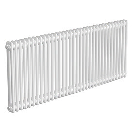 Keswick 600 x 1550mm Horizontal Radiator White 2 Column