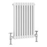 Keswick 615 x 425mm Vertical Radiator White 2 Column (9 Sections)  Feature Large Image