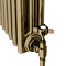 Keswick 600 x 425mm Cast Iron Style Traditional 3 Column Antique Brass Radiator