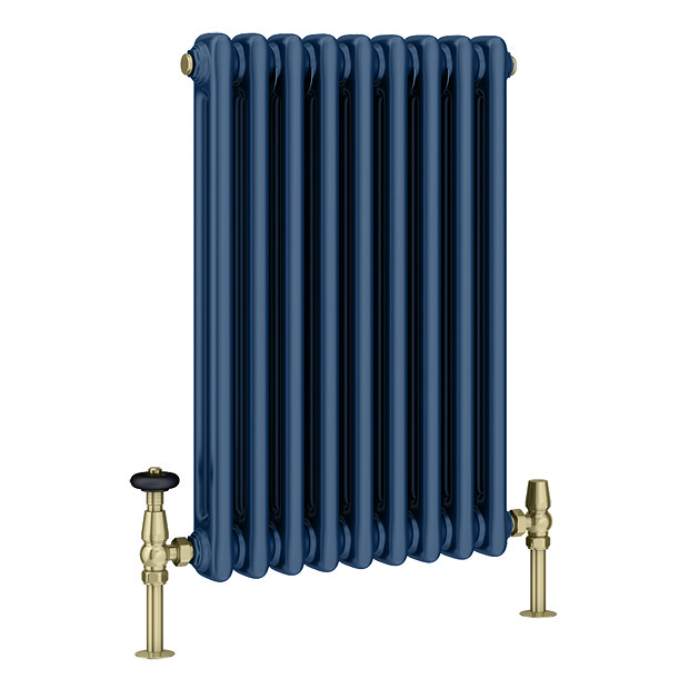 Keswick 600 x 425mm Cast Iron Style Traditional 3 Column Regal Blue ...