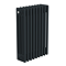 Keswick 600 x 425mm Cast Iron Style Traditional 4 Column Anthracite Radiator