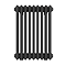 Keswick 600 x 425mm Cast Iron Style Traditional 4 Column Matt Black Radiator