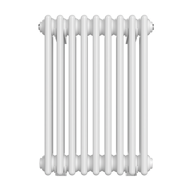 Keswick 600 x 425mm Cast Iron Style Traditional 4 Column White Radiator