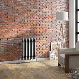 Keswick 600 x 425mm Raw Metal (Lacquered) 3 Column Radiator