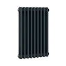 Keswick 600 x 425mm Traditional Anthracite Electric Only 2 Column Radiator with Bluetooth Thermostatic Element