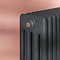 Keswick 600 x 605mm Cast Iron Style Traditional 4 Column Anthracite Radiator