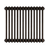 Keswick 600 x 650mm Cast Iron Style Traditional 3 Column Antique Mottled Copper Radiator