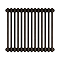 Keswick 600 x 650mm Cast Iron Style Traditional 3 Column Antique Mottled Copper Radiator