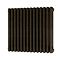 Keswick 600 x 650mm Cast Iron Style Traditional 3 Column Antique Mottled Gold Radiator