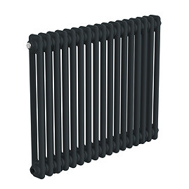 Keswick 600 x 785mm Horizontal Radiator Anthracite 2 Column