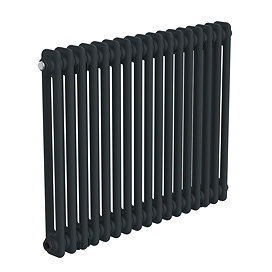 Keswick 600 x 785mm Horizontal Radiator Anthracite 2 Column