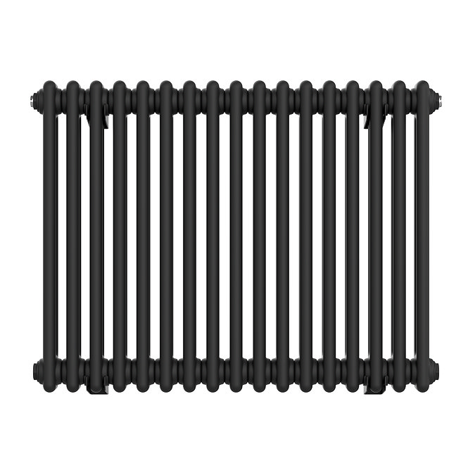 Keswick 600 x 785mm Horizontal Radiator Matt Black 2 Column