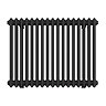 Keswick 600 x 785mm Horizontal Radiator Matt Black 2 Column