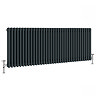 Keswick Anthracite Grey Radiators - 600 x 1550mm Traditional 3 Column