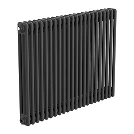 Keswick 750 x 1010mm Horizontal Radiator Matt Black 3 Column