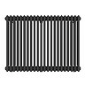 Keswick 750 x 1010mm Horizontal Radiator Matt Black 4 Column