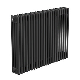 Keswick 750 x 1010mm Horizontal Radiator Matt Black 4 Column