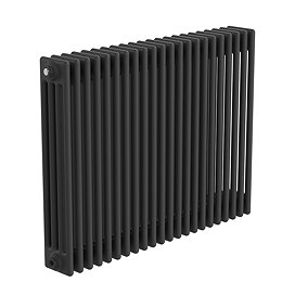 Keswick 750 x 1010mm Horizontal Radiator Matt Black 4 Column