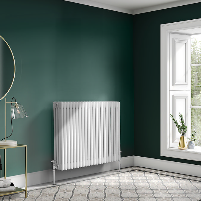 Keswick 750 x 1010mm Horizontal Radiator White 4 Column