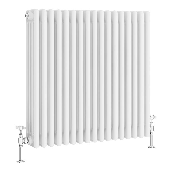 Keswick 750 x 785mm Horizontal Radiator White 4 Column