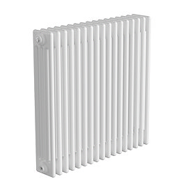 Keswick 750 x 785mm Cast Iron Style Traditional 4 Column White Radiator