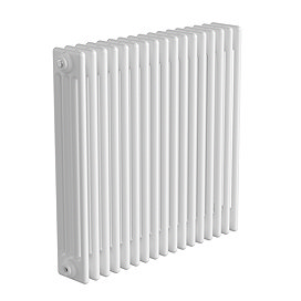 Keswick 750 x 785mm Cast Iron Style Traditional 4 Column White Radiator