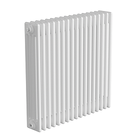 Keswick 750 x 785mm Cast Iron Style Traditional 4 Column White Radiator