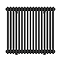 Keswick 750 x 785mm Horizontal Radiator Matt Black 3 Column