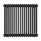 Keswick 750 x 785mm Horizontal Radiator Matt Black 4 Column
