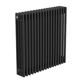 Keswick 750 x 785mm Horizontal Radiator Matt Black 4 Column