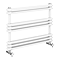 Keswick 800 x 612 Cast Iron Style Traditional White Towel Rail