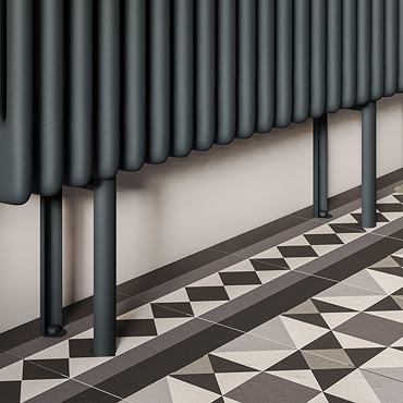 Keswick Anthracite 2 Column Radiator Feet