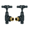Chatsworth Anthracite Angled Traditional Radiator Valves Standard Large Image