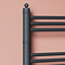 Keswick Anthracite Traditional 500 x 800mm Heated Towel Rail