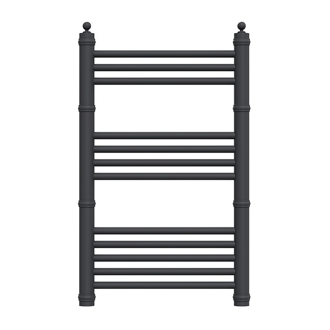 Keswick Anthracite Traditional 500 x 800mm Heated Towel Rail