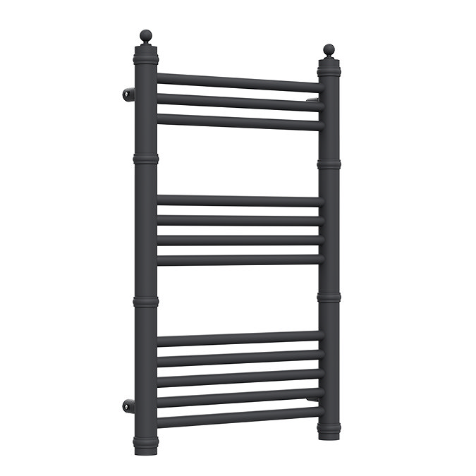 Keswick Anthracite Traditional 500 x 800mm Heated Towel Rail