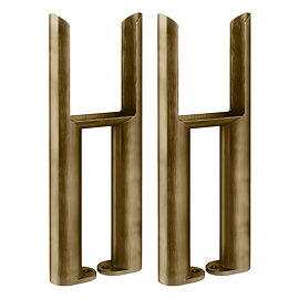Keswick Antique Brass 3 Column Radiator Feet