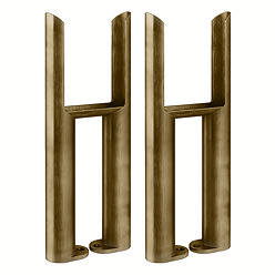 Keswick 3 Column Support Feet (Pair) Antique Brass