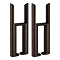 Keswick Antique Mottled Copper 3 Column Radiator Feet