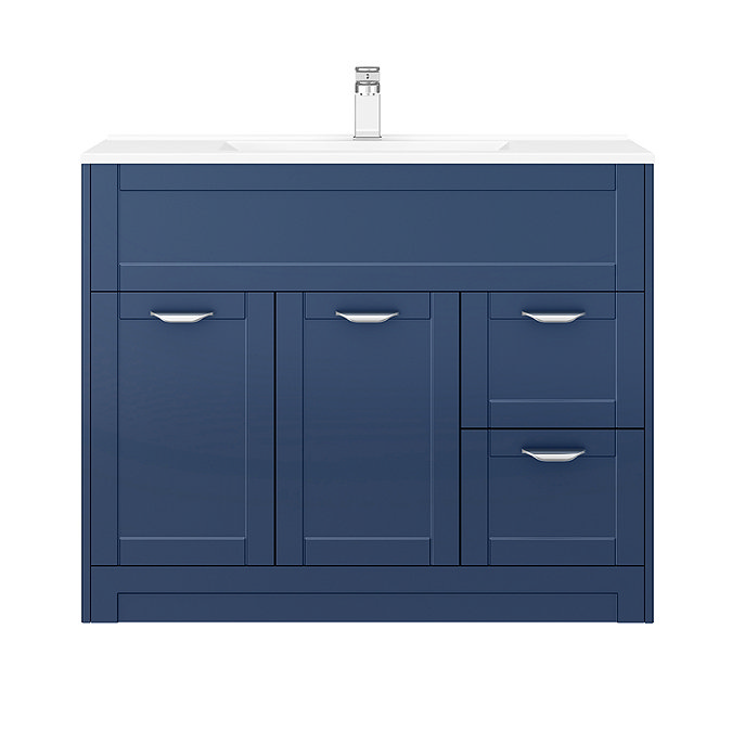 Keswick Blue 1015mm Traditional Floorstanding Vanity Unit  Standard Large Image
