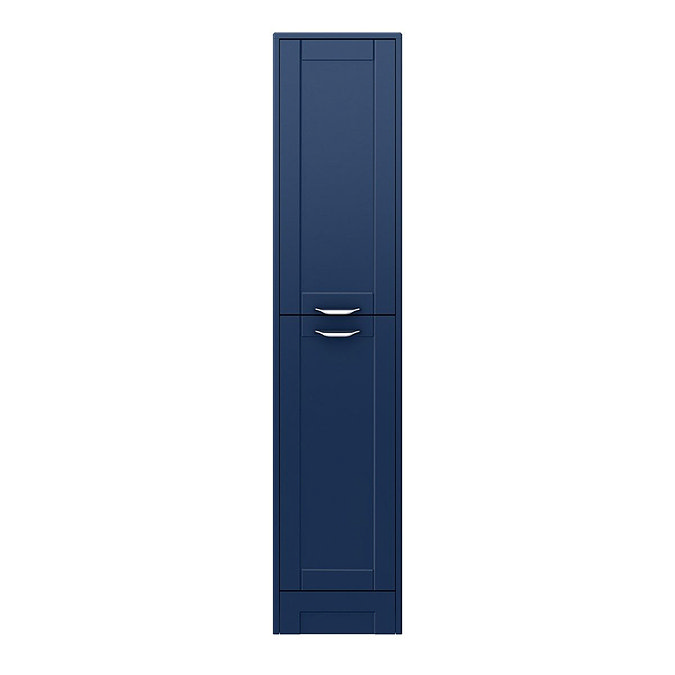 Keswick Blue 1400mm Traditional Floorstanding Tall Storage Unit  Feature Large Image