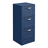 Keswick Blue 350mm Traditional 3 Drawer Storage Unit Large Image