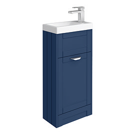 Keswick Blue 405mm Traditional Cloakroom Vanity Unit