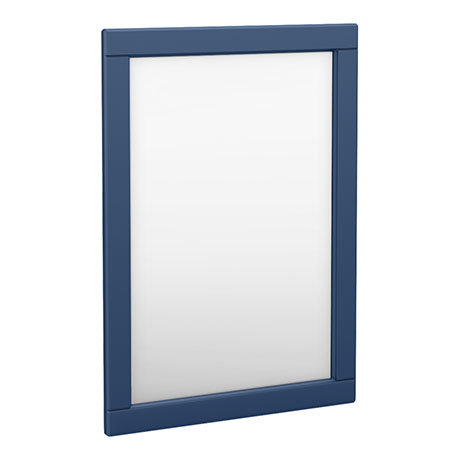 Keswick Blue 500 x 700mm Traditional Wall Hung Framed Mirror Large Image